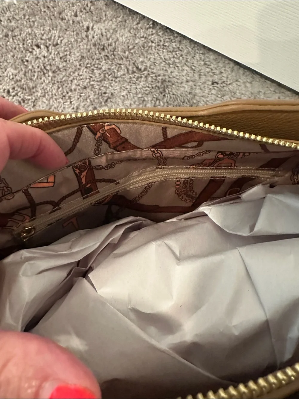 La Terre Fashion top-handle satchel bag (vegan) NWT